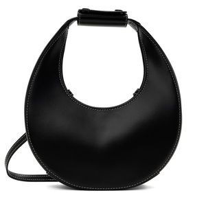 Staud Mini Moon Bag Black